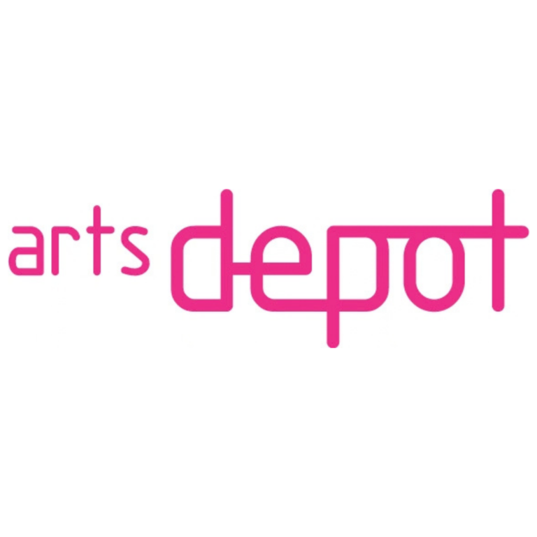 artsdepot logo in pink.