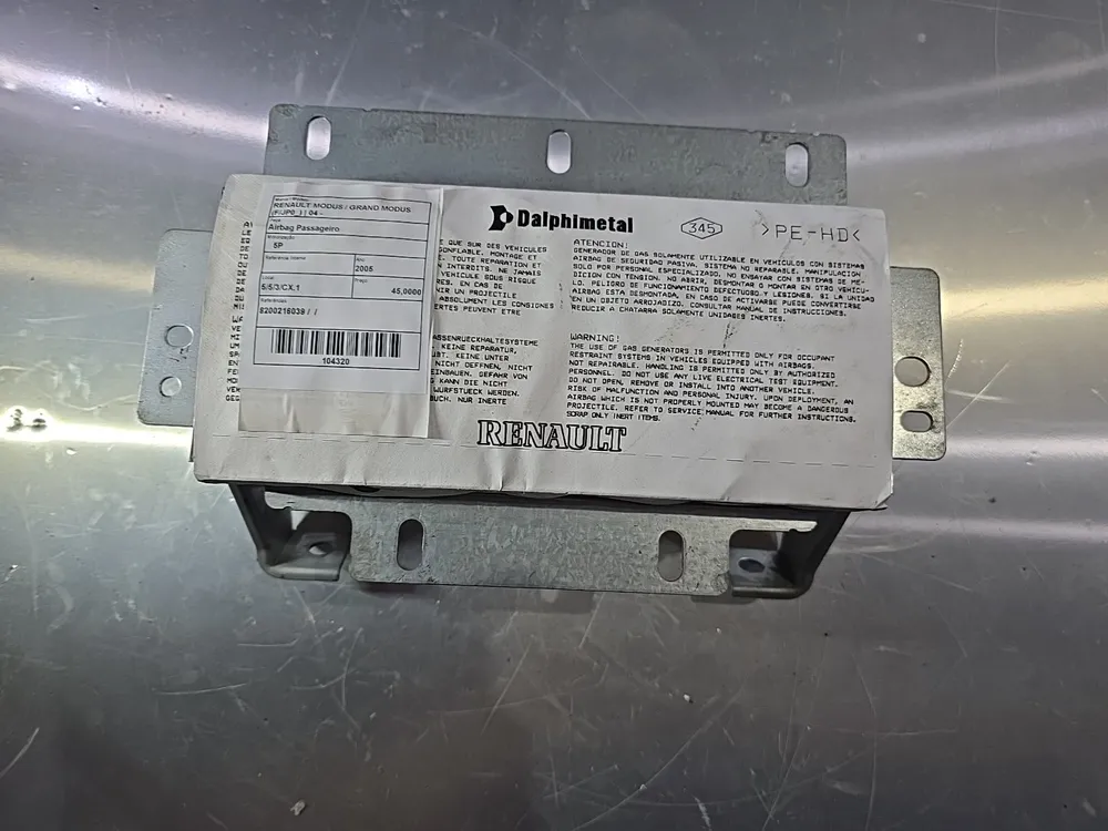 Airbag del pasajero