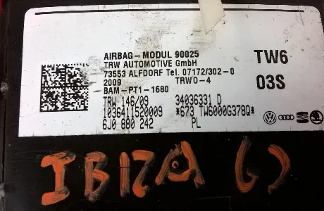 Airbag Banco Direito
