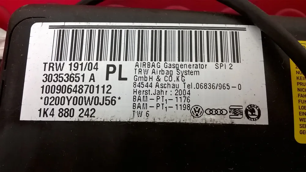 Airbag Banco Direito