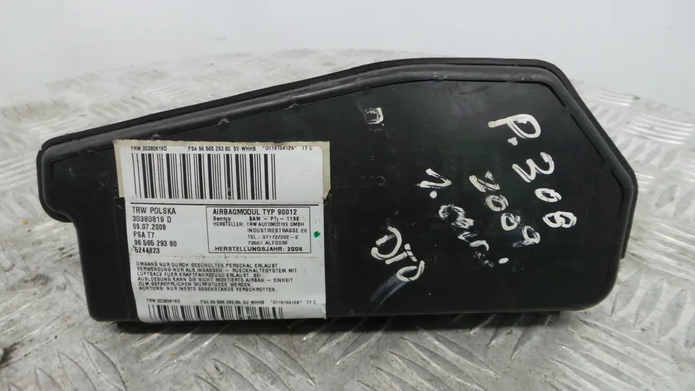 Airbag de Banco Direito