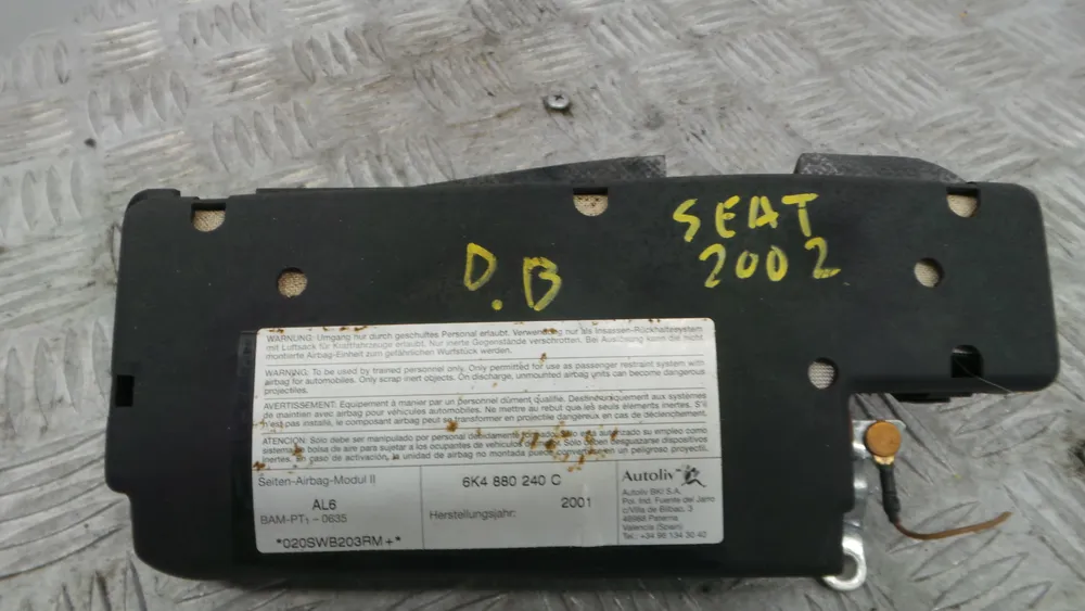 Airbag de Banco Direito
