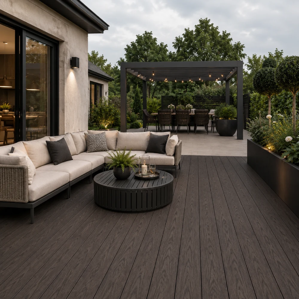 Black Composite Decking Board