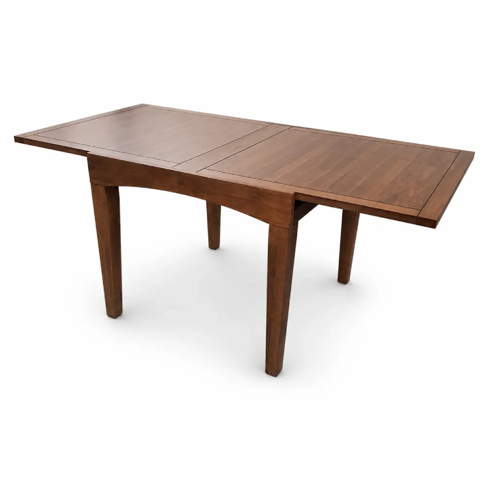 Solid Wood Extendable Dining Table - Walnut