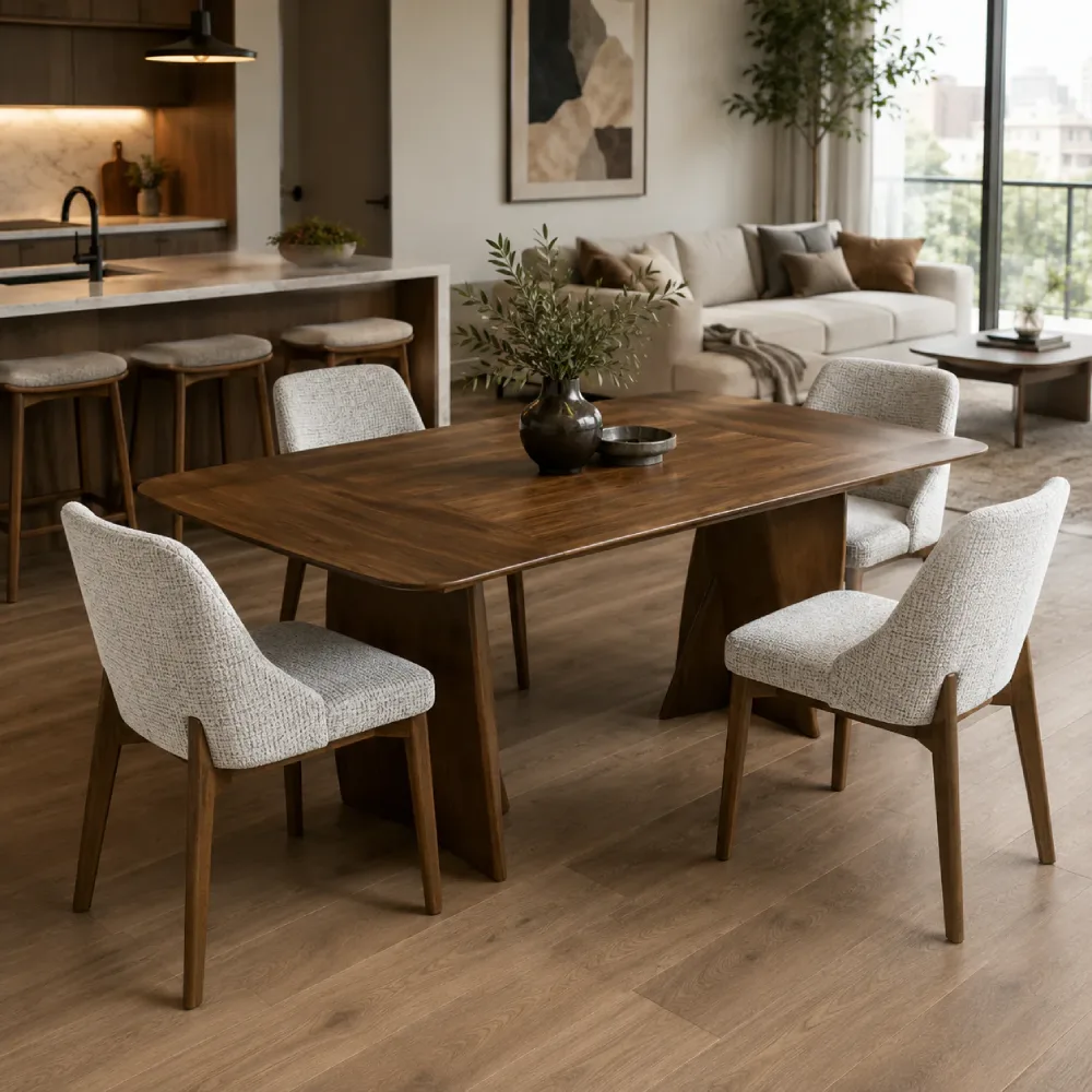 Walnut Dining Table 4 Seater