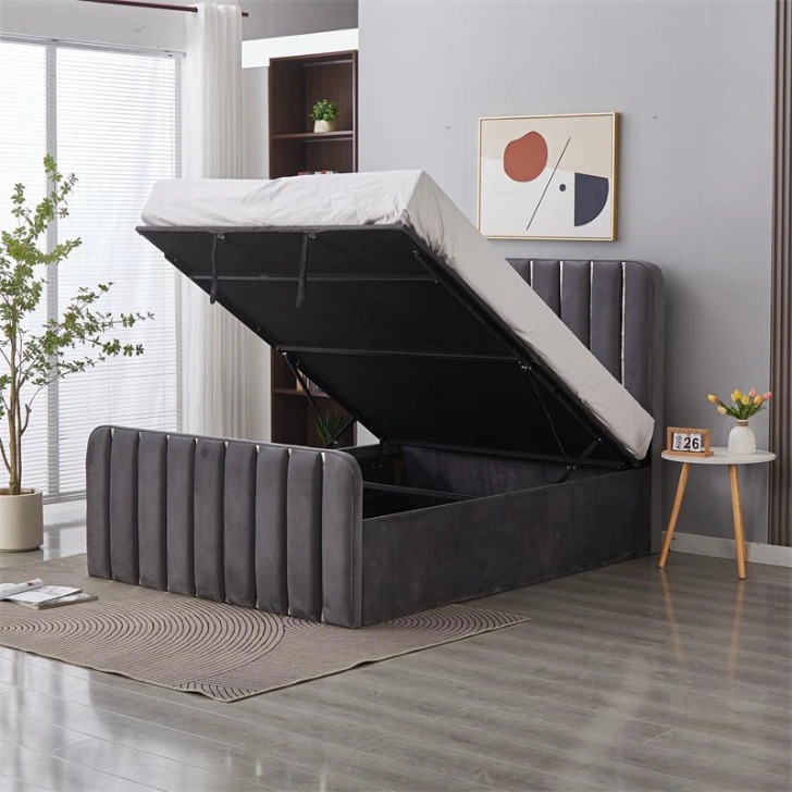 Gas lift ottoman bed