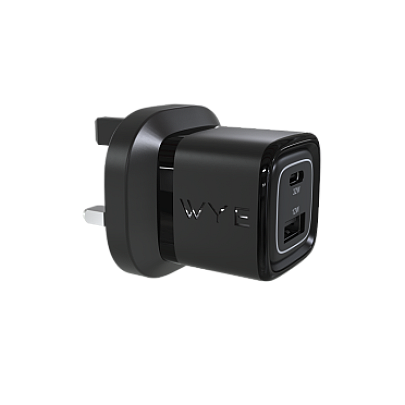 32W Dual-Port USB-C & USB-A Charger Plug
