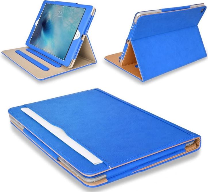 iPad 5/6 Gen 9.7" (2017/18) PU Leather Book Card Slot Case