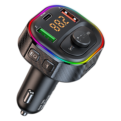 WYE 30W Dual USB-A Ports FM/In-Car Charger