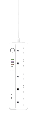 Extension Socket 10A Electric Outlets with USB PD QC3.0 Charging Ports