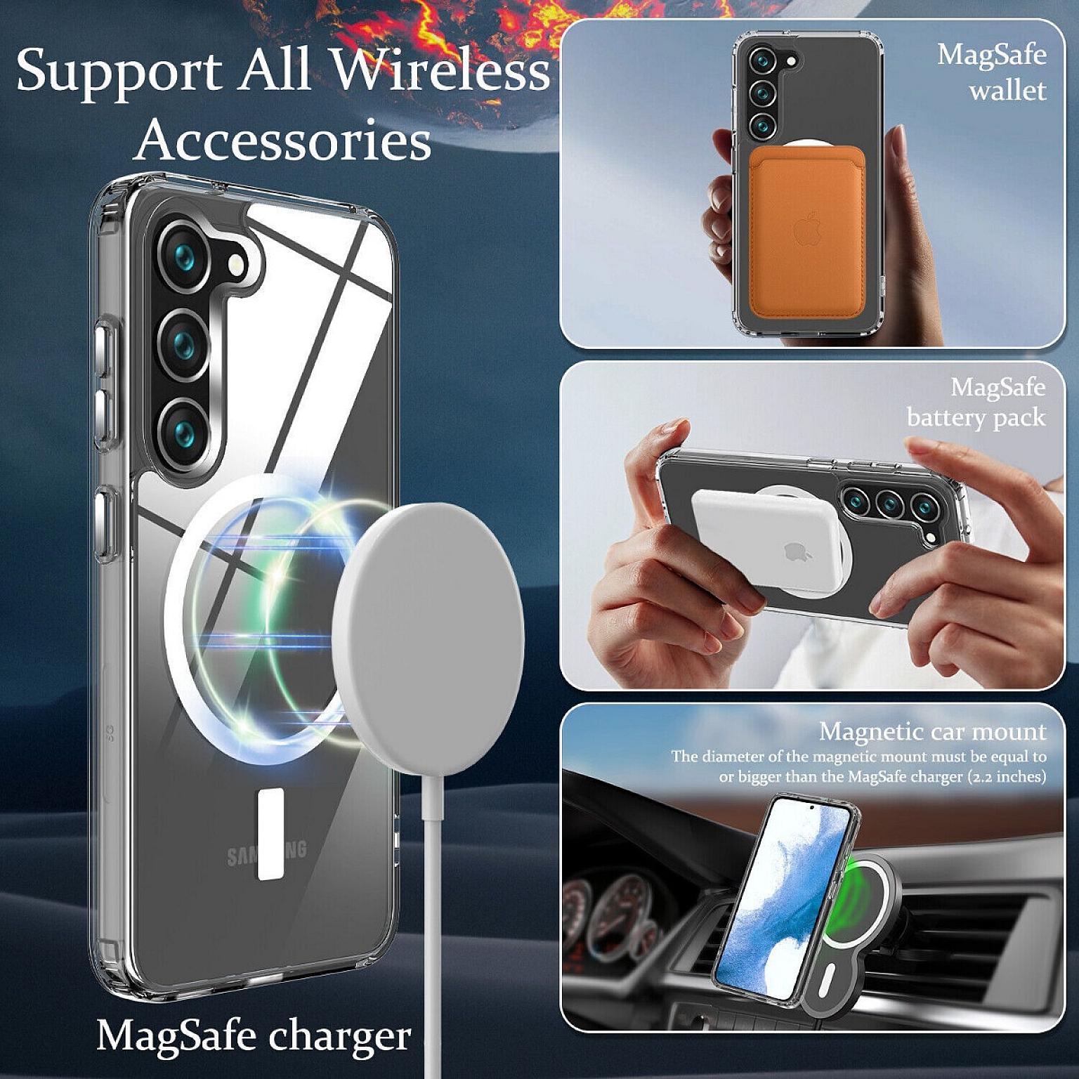 Galaxy S23 Ultra Clear MagS CC05 Case