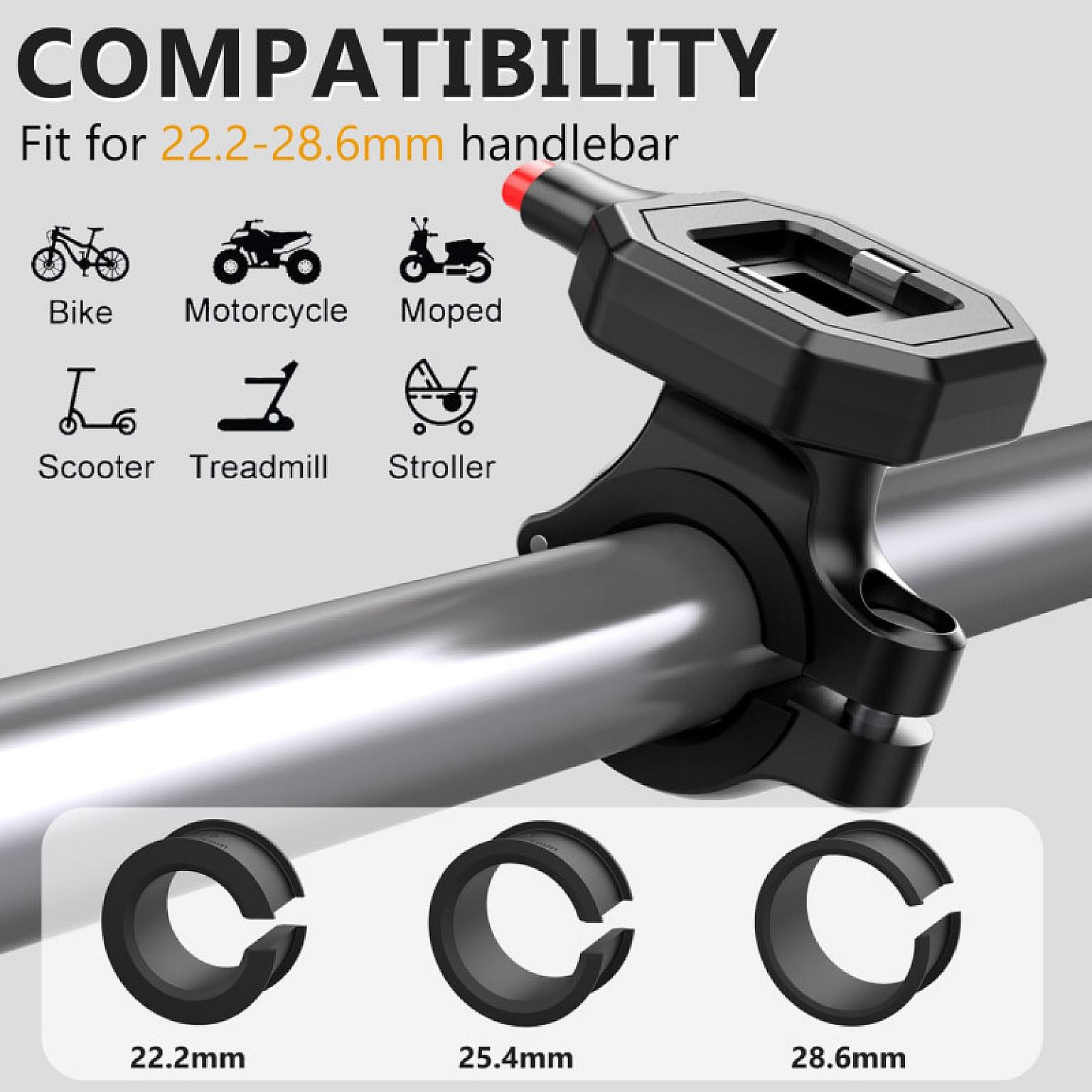 Waterproof Detachable On Bike Phone Mount H119
