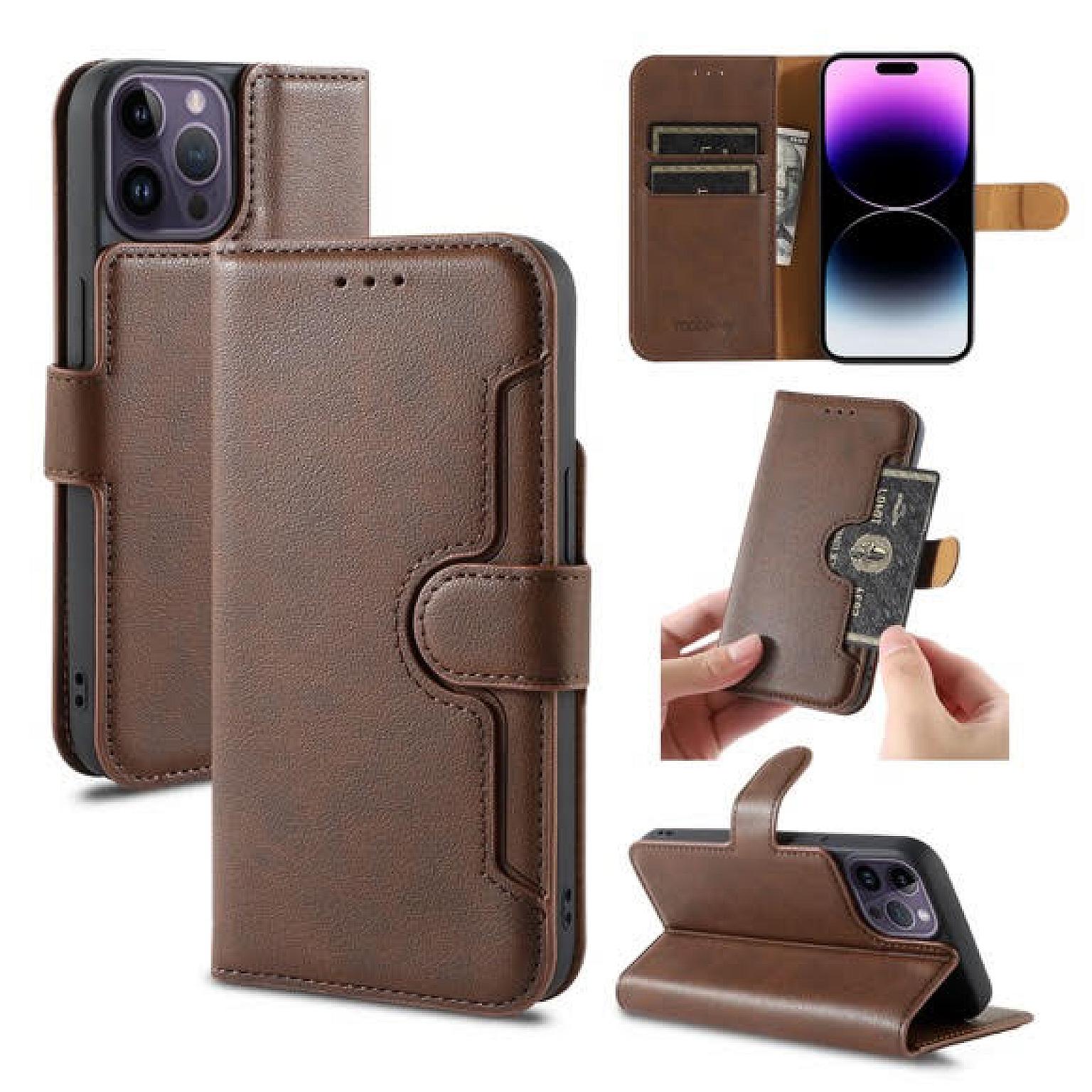 Galaxy S23 Ultra Wallet Double Stiches PU Leather Case