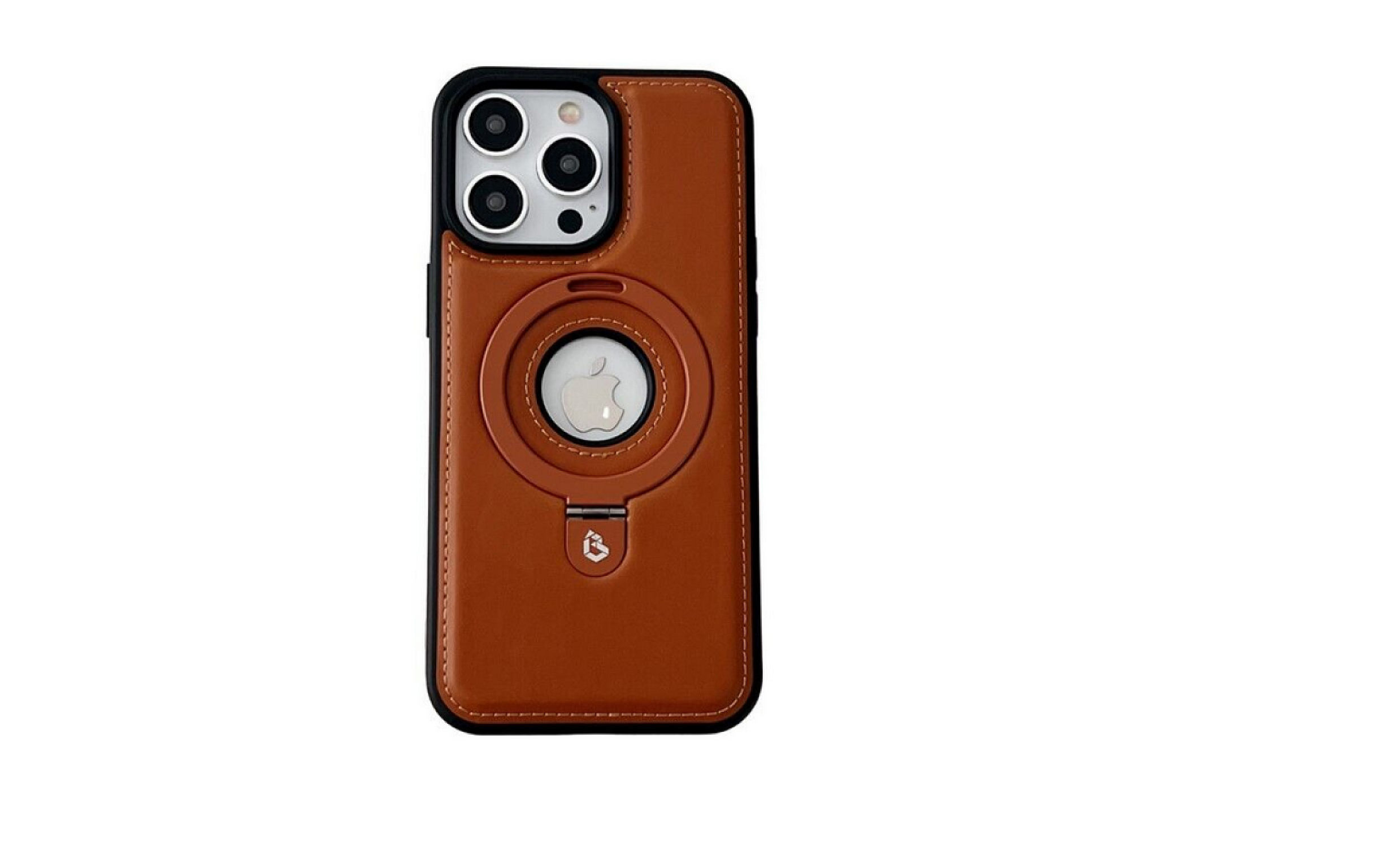 Galaxy S23 Premium PU Leather Magsafe Stand Case
