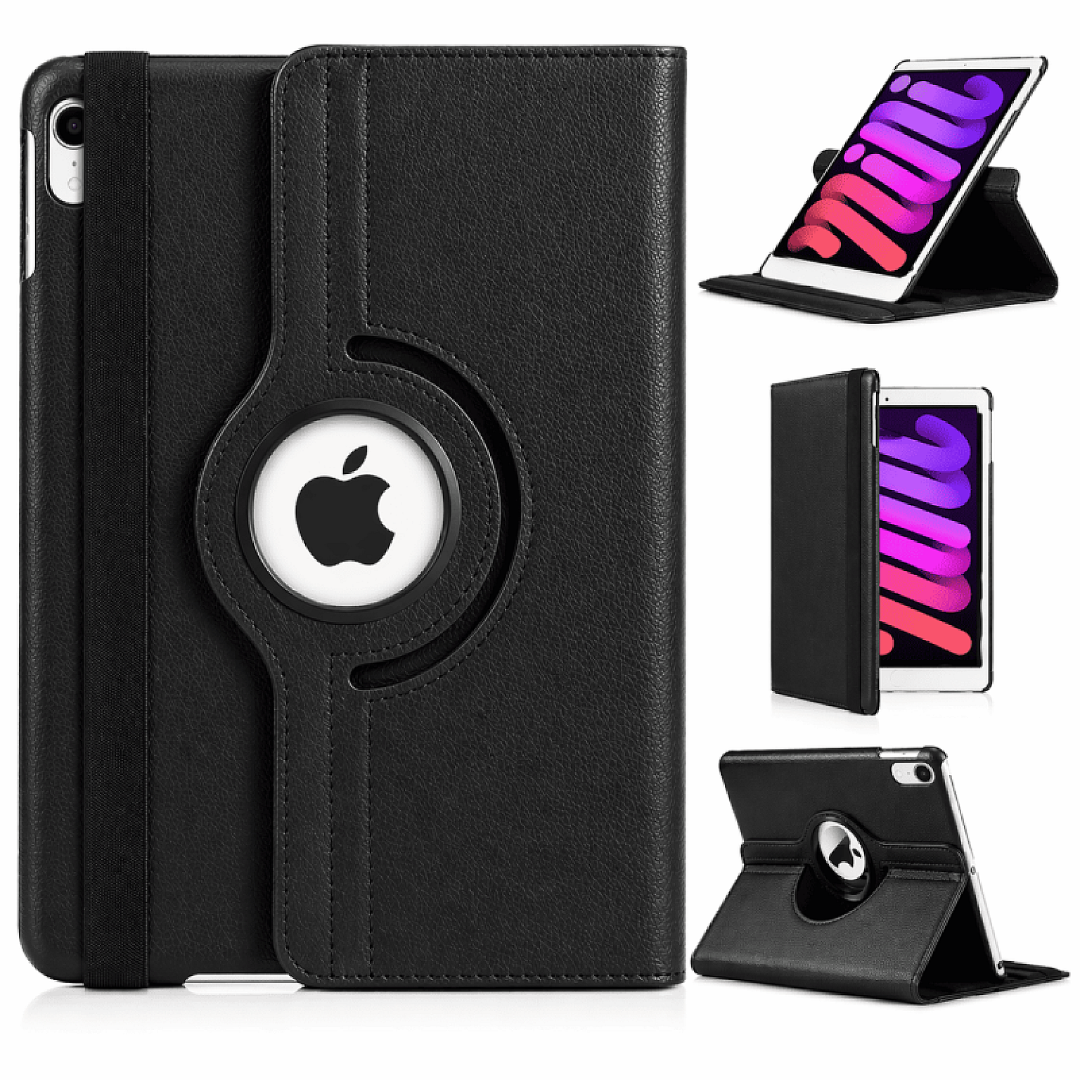 iPad 7/8/9/ Air 3 - 10.2"-10.5" 360 Rotation Leather Case