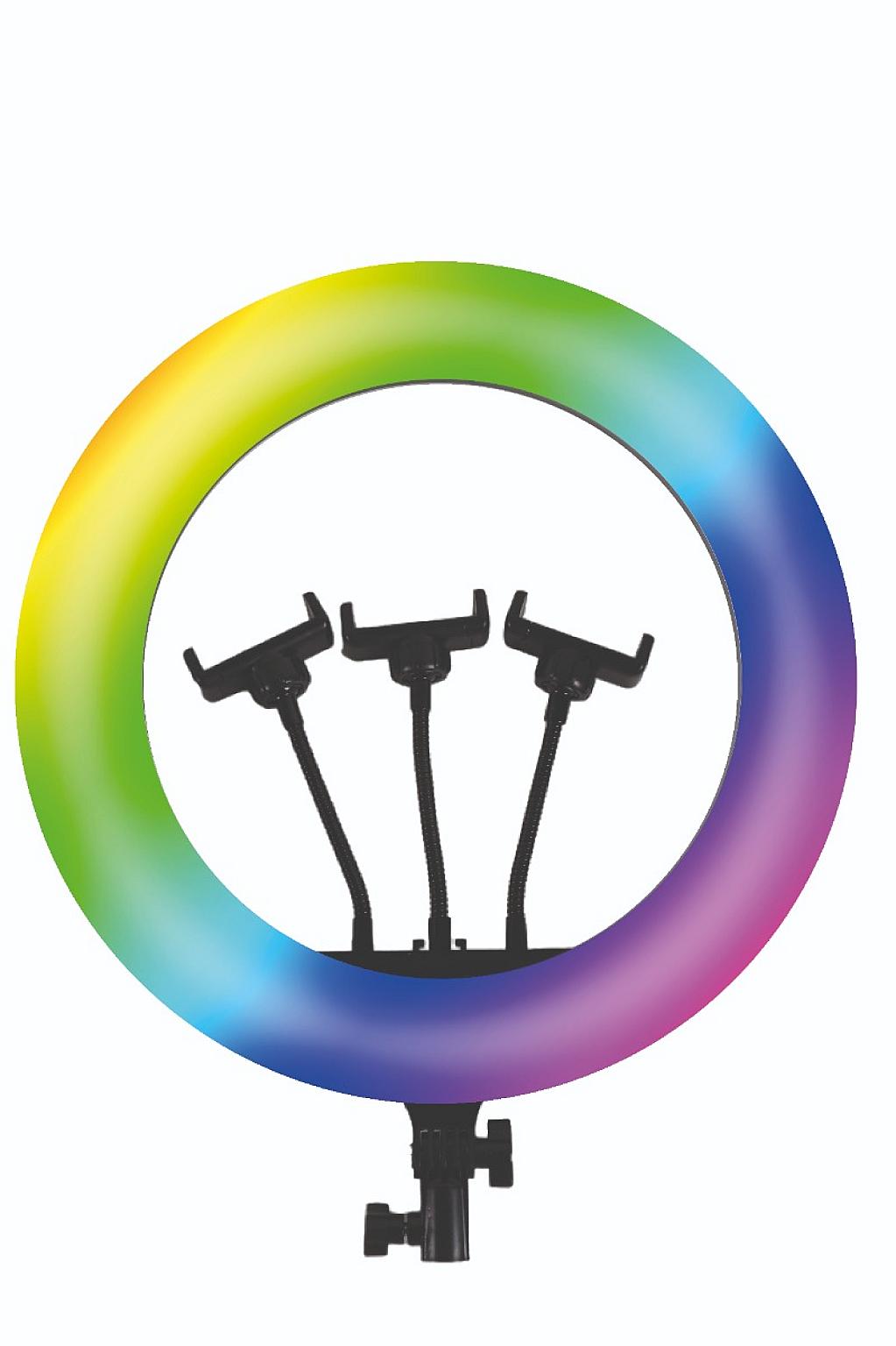 18' Ring Light with Light Remote and BT Remote