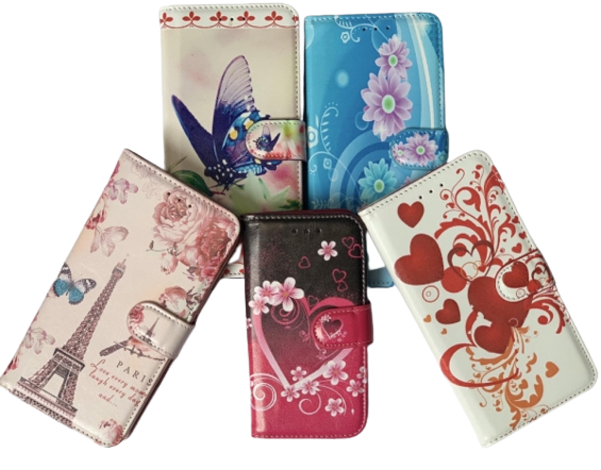 iPhone 12 Pro Max Wallet Printed Design Case-