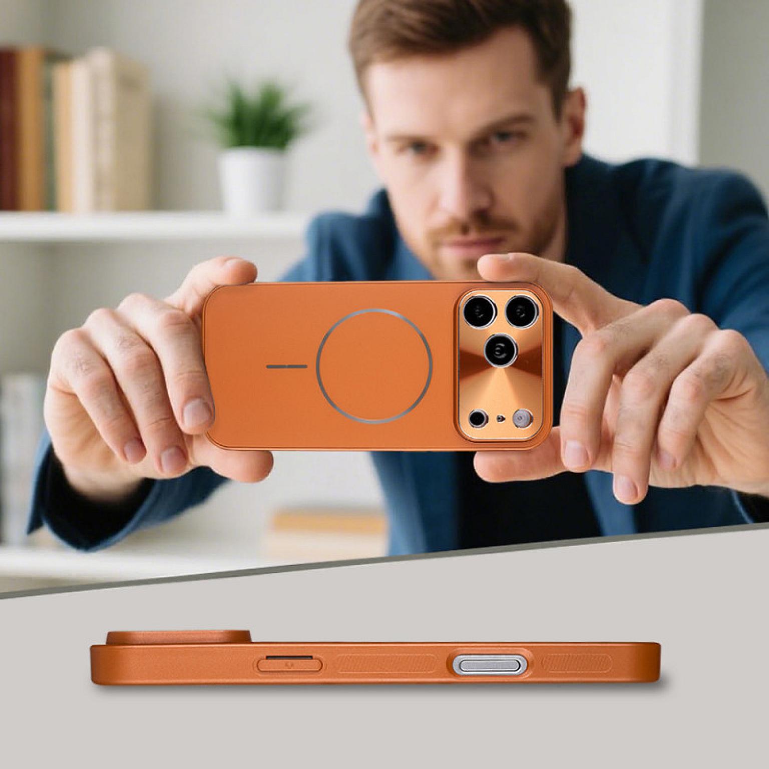 iPhone 17 Pro Max Premium Magnetic Ring PC54 Case
