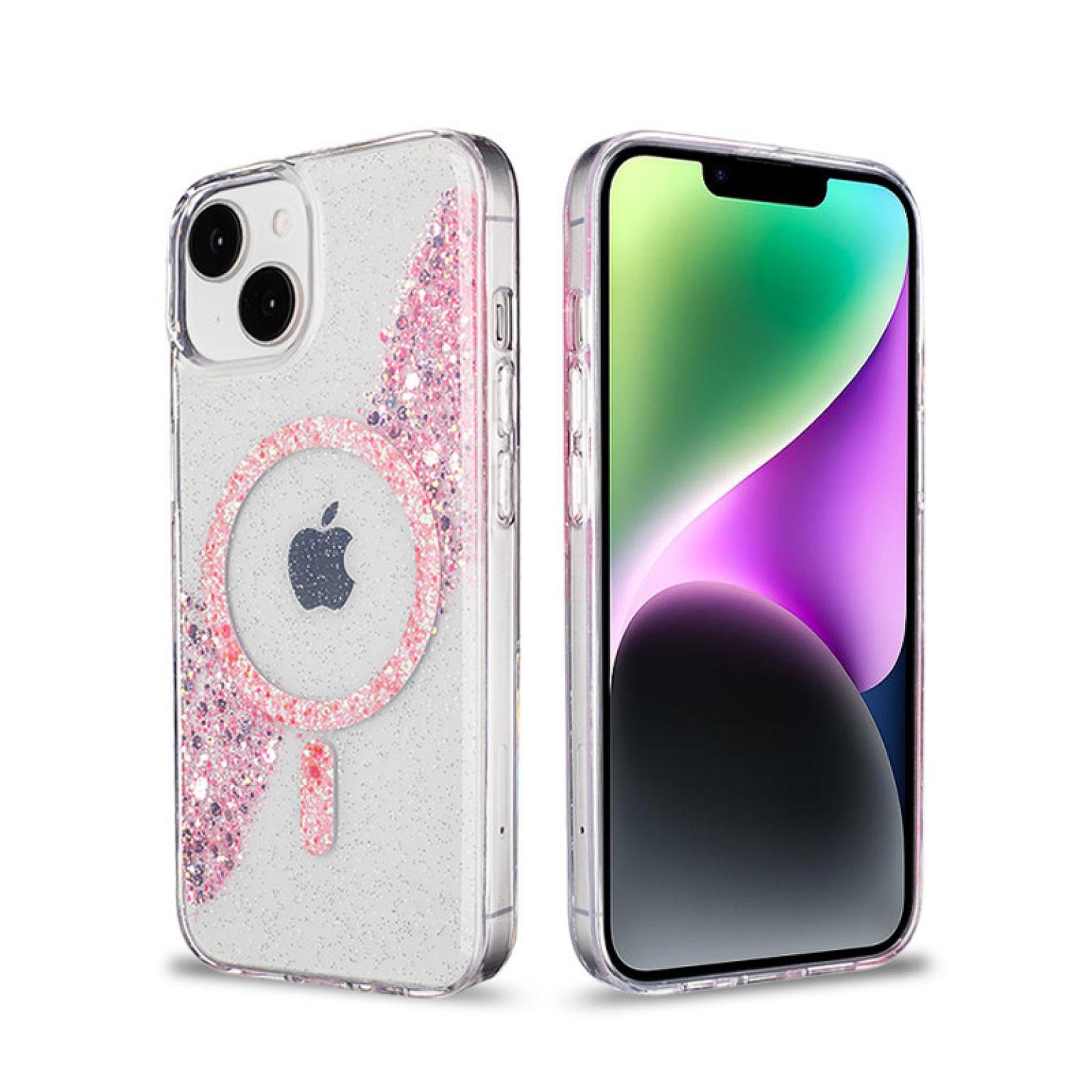 iPhone 13/14 Sparkle Magnetic Ring FC26 Case