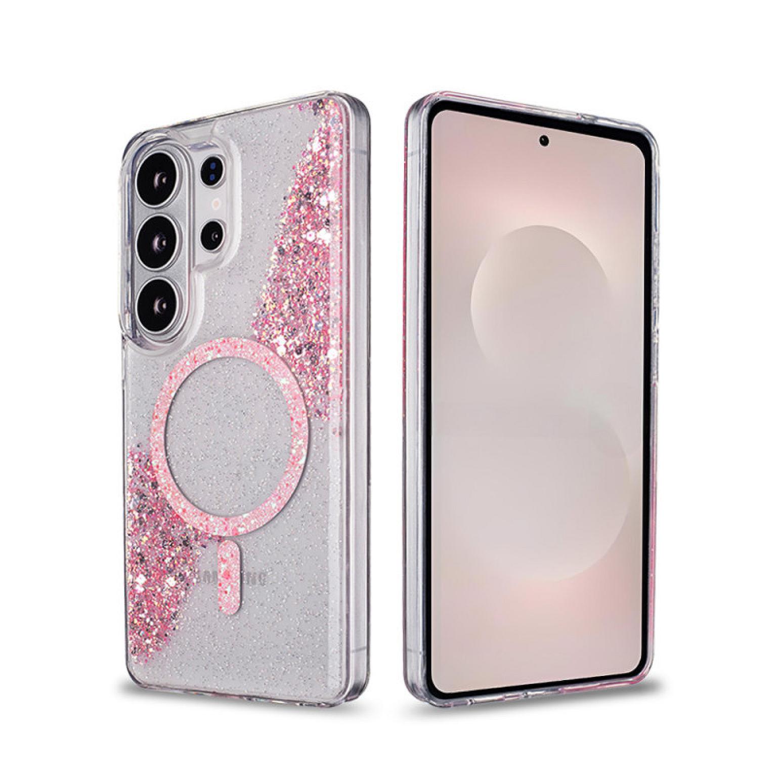 Galaxy S25 Ultra Sparkle Magnetic Ring FC26 Case