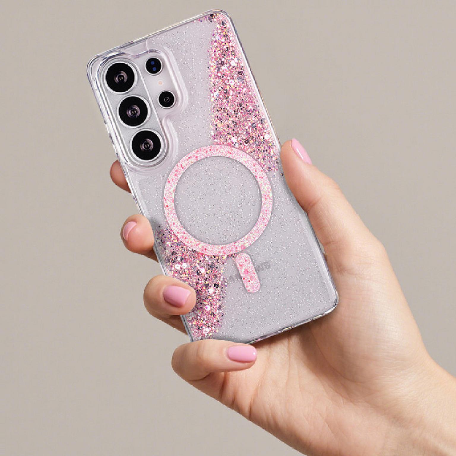 Galaxy S25 Ultra Sparkle Magnetic Ring FC26 Case