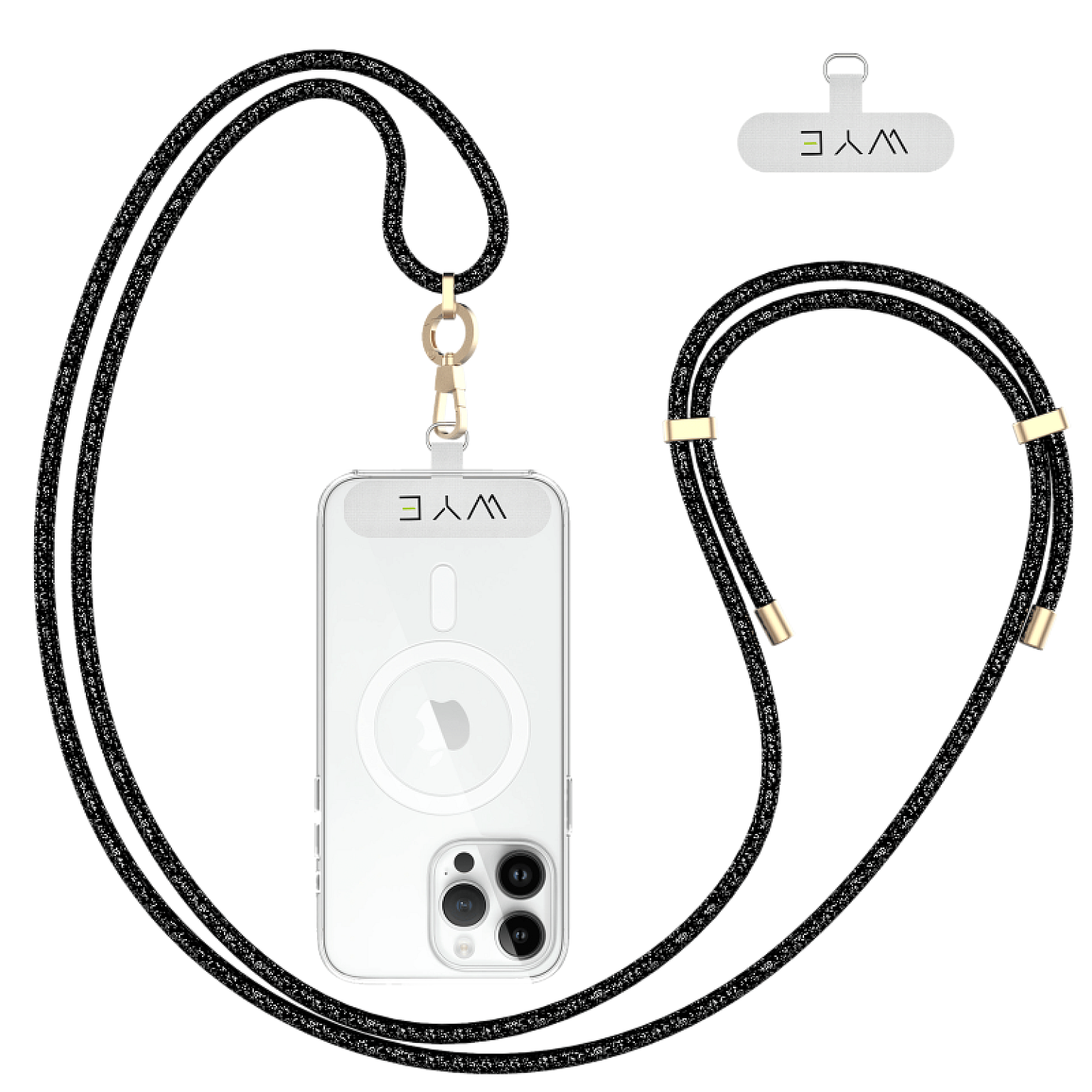 LY06 Premium Shiny Long Lanyard 1.5m