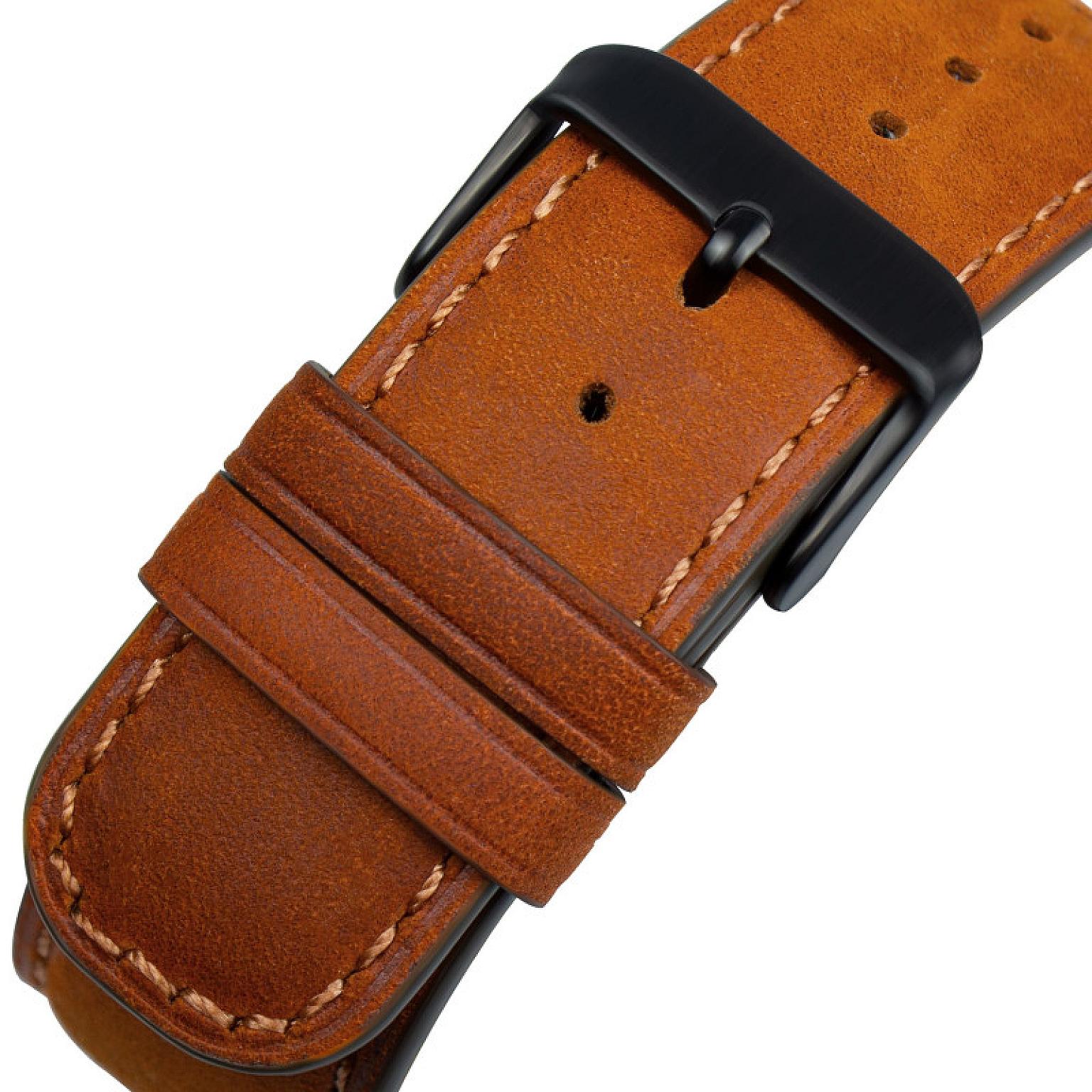 Genuine Leather Watch Band - 42/44/45/46/49mm