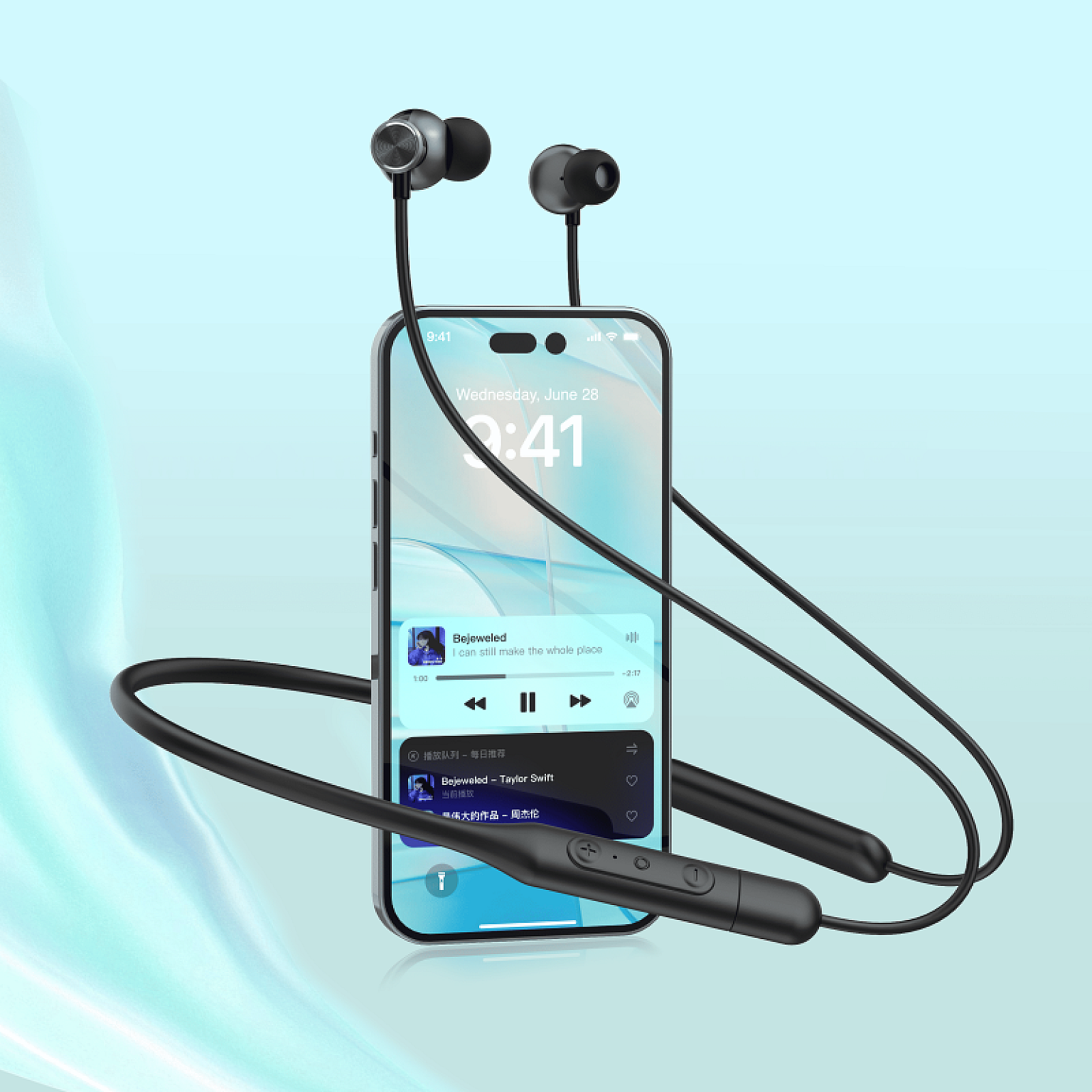 Neck-Band Wireless Earphones