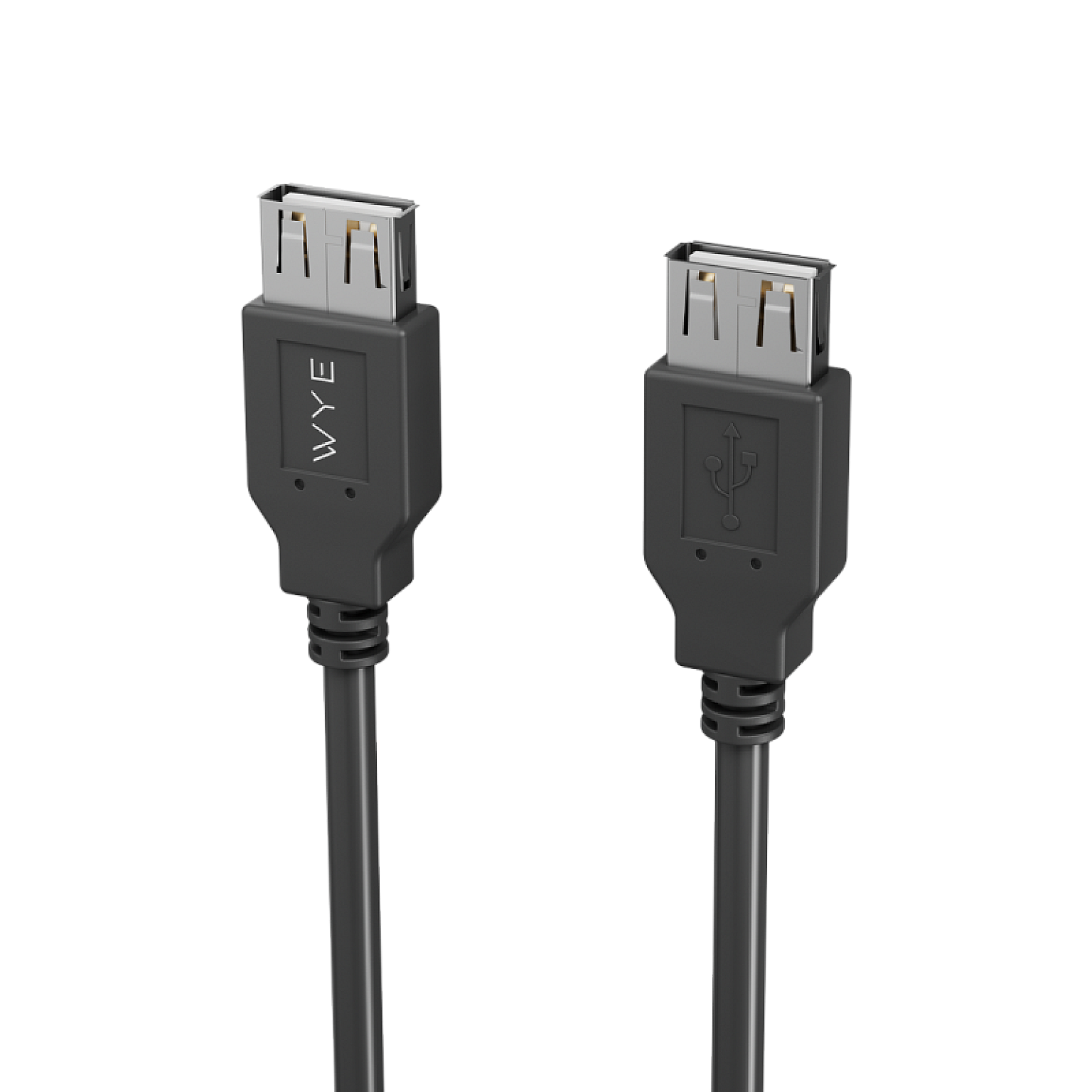 WYE USB-A Female to Female 2m