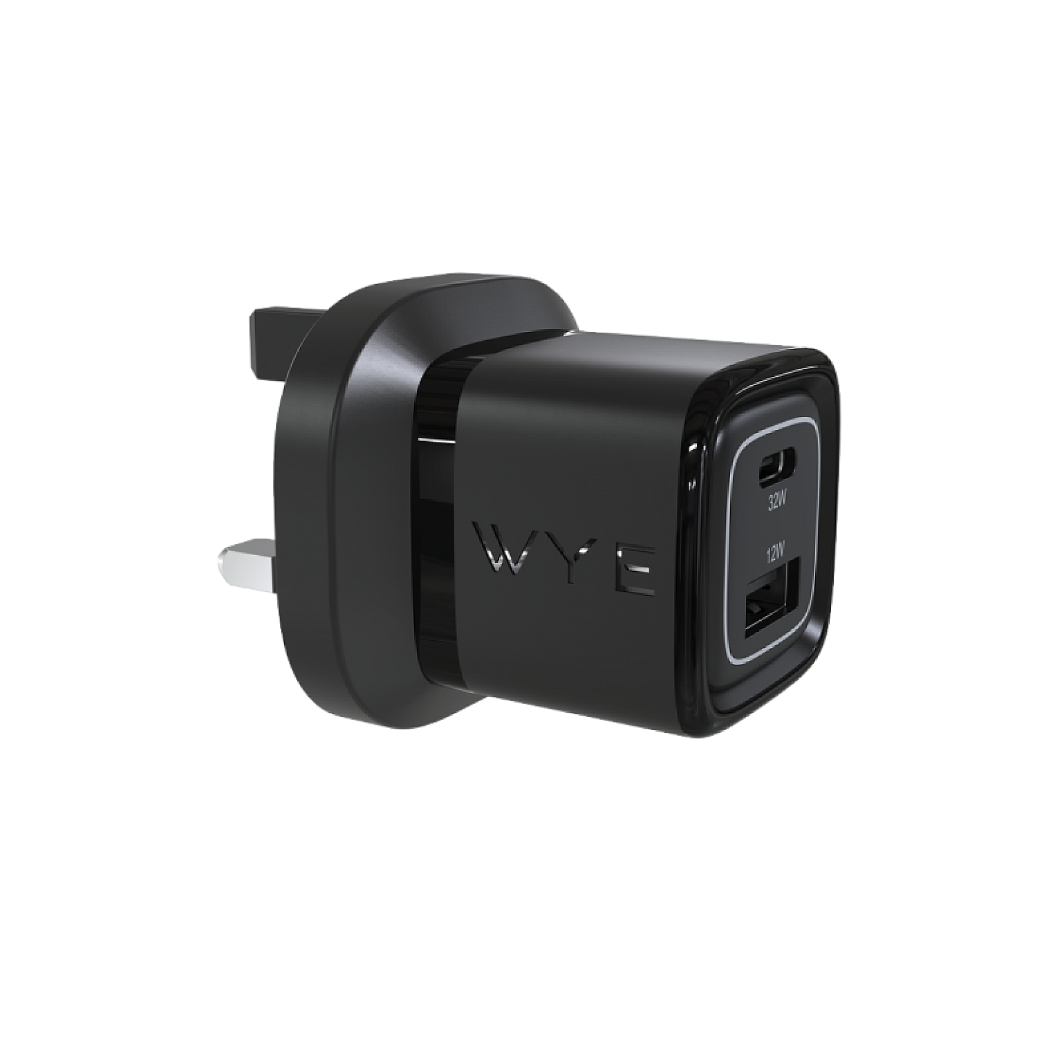 32W Dual Port USB-C & USB-A Power Adapter (GaN III)