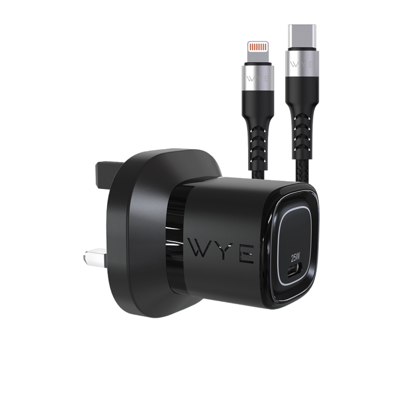25W USB-C Charging Kit with USB-C to 8-Pin Cable (Gan III)
