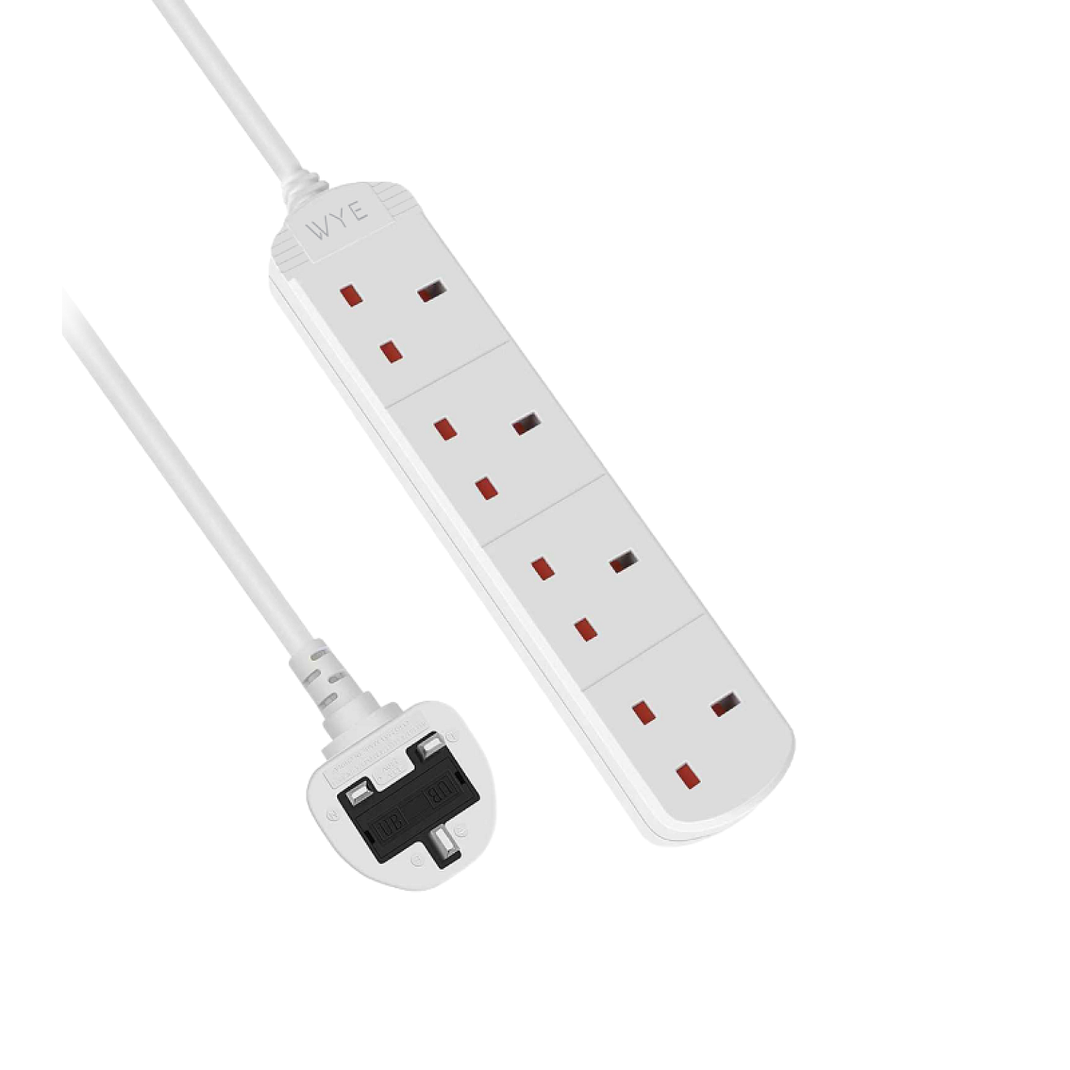 4-Way Extension Lead with 3m Power Cable