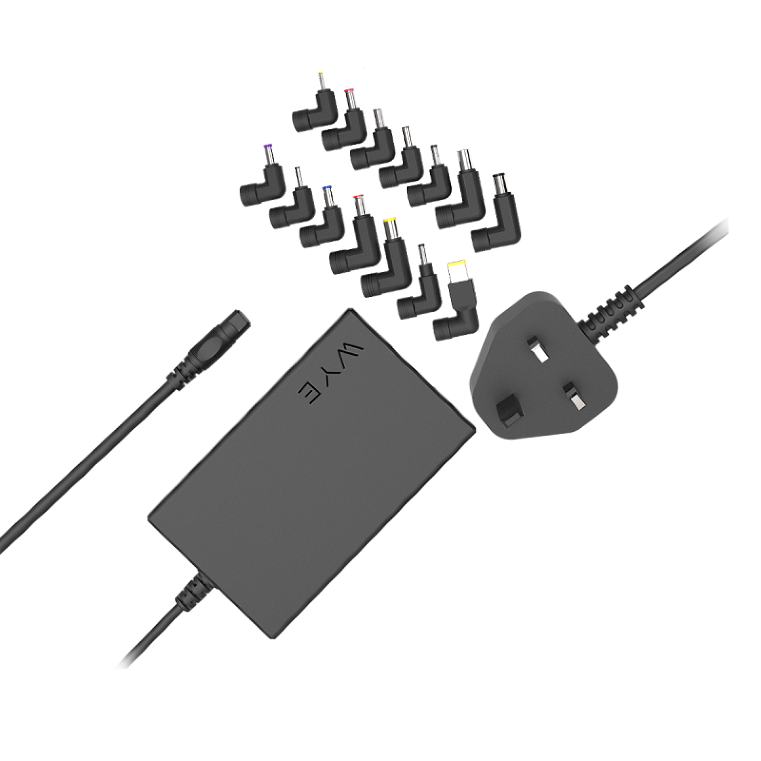 GaN 90W Universal Laptop Charger with 14 Tips