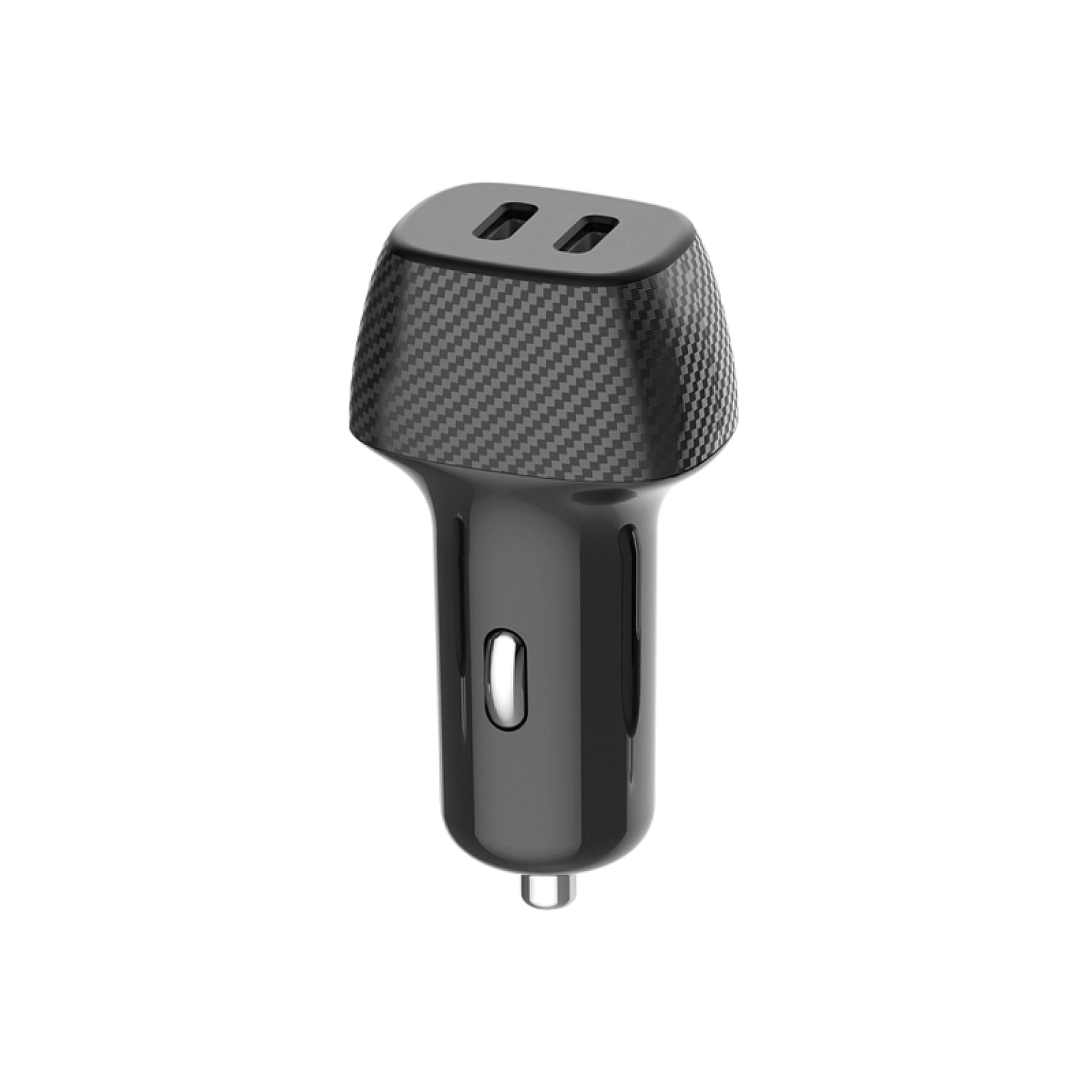 60W In-Car Charger with Dual USB-C Ports