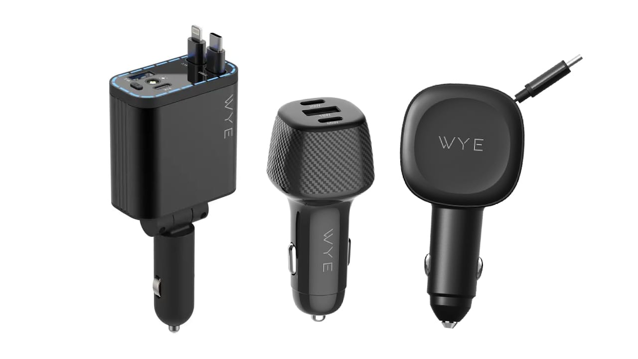 Selection of WYE USB car chargers