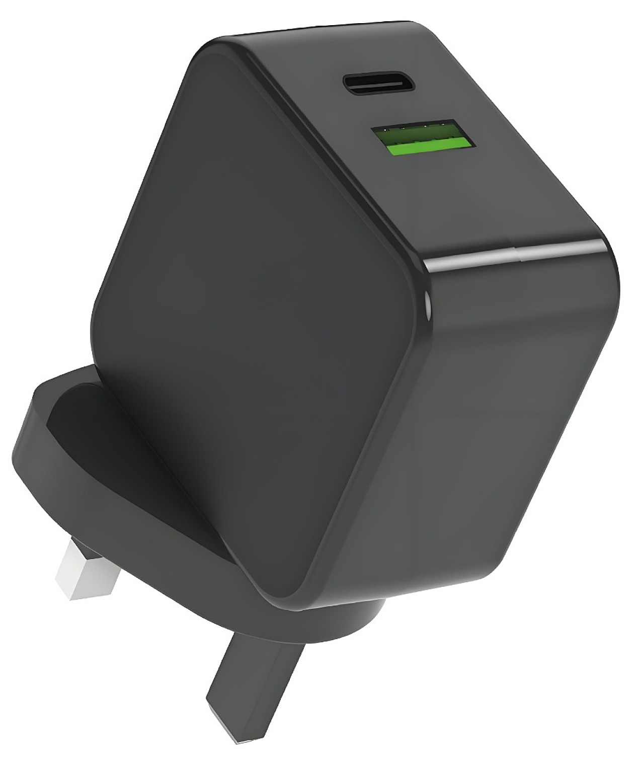 65W Universal USB-C & USB-A Laptop Charger with 12 Different Tips