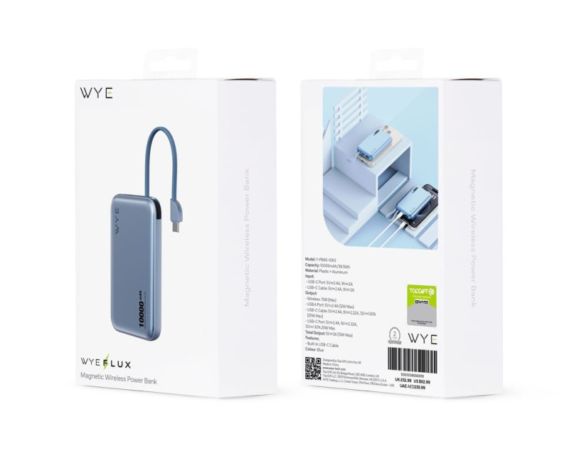 Magnetic Wireless Power Bank 10KmAh