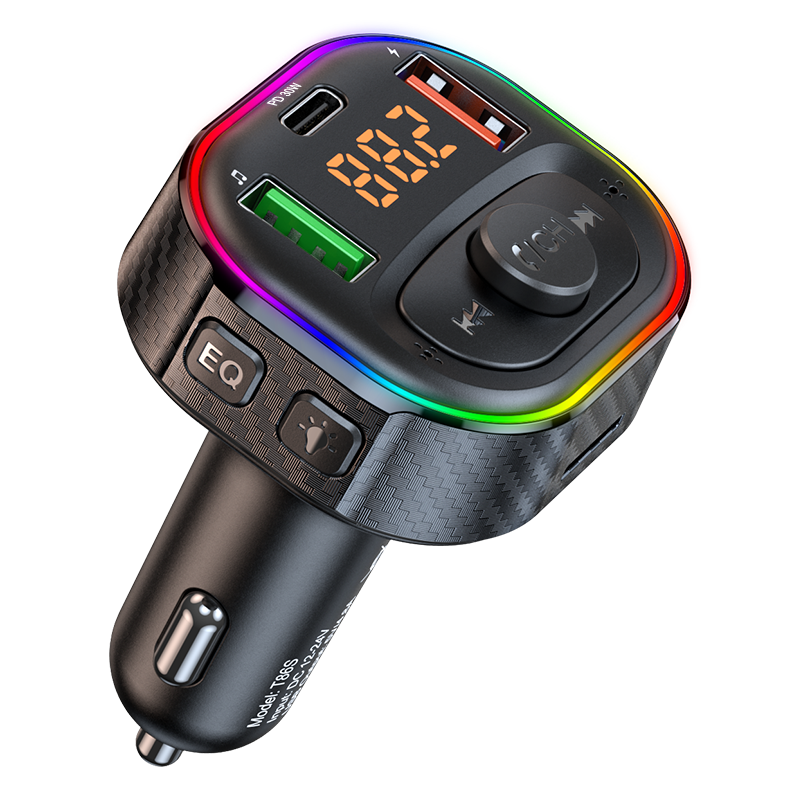 WYE 30W Dual USB-A Ports FM/In-Car Charger