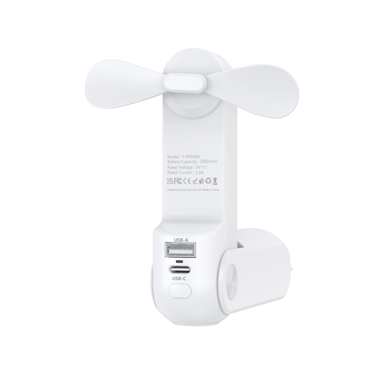 Portable Fan with Power Bank FANO2