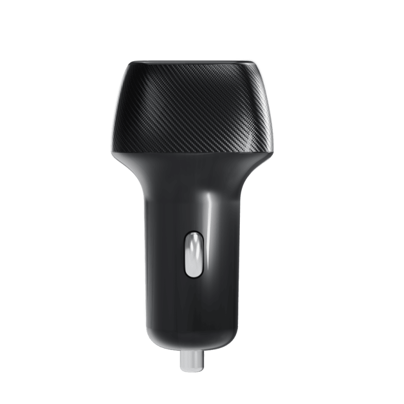 60W In-Car Charger with Dual USB-C Ports