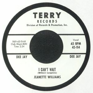 WILLIAMS, Jeanette — I Can't Wait