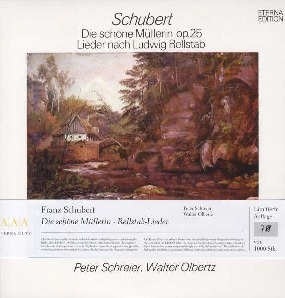 PETER SCHREIER / WALTER OLBER — SCHUBERT DIE SCHONE MULLE
