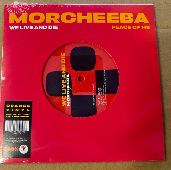 MORCHEEBA — We Live And Die / Peace Of Me (Orange Vinyl) (RSD 2025)