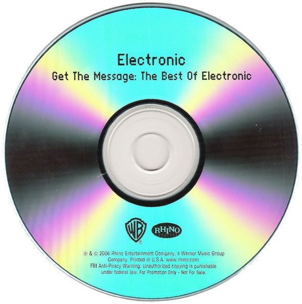 ELECTRONIC — Get The Message The Best Of Electronic