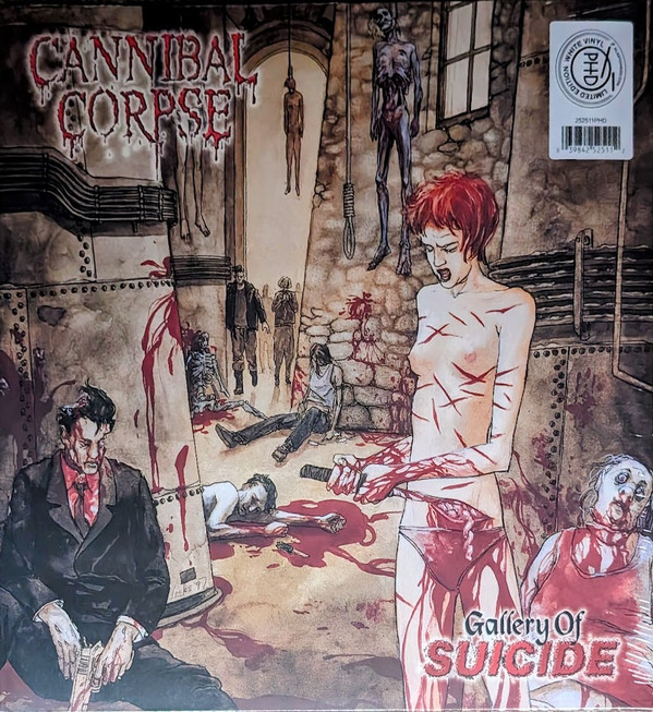 CANNIBAL CORPSE — Gallery Of Suicide (White Vinyl) (Phd Exclusive)