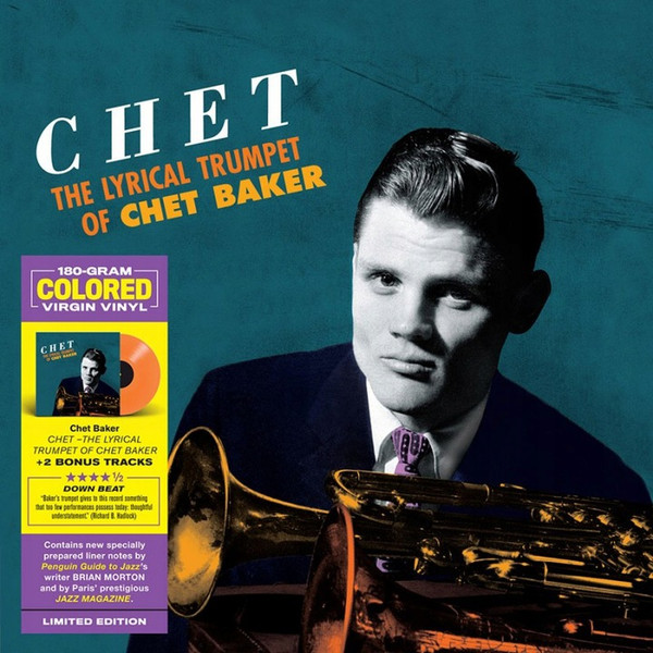 CHET BAKER — The Lyrical Trumpet (+2 Bonus Tracks) (Solid Orange Vinyl)