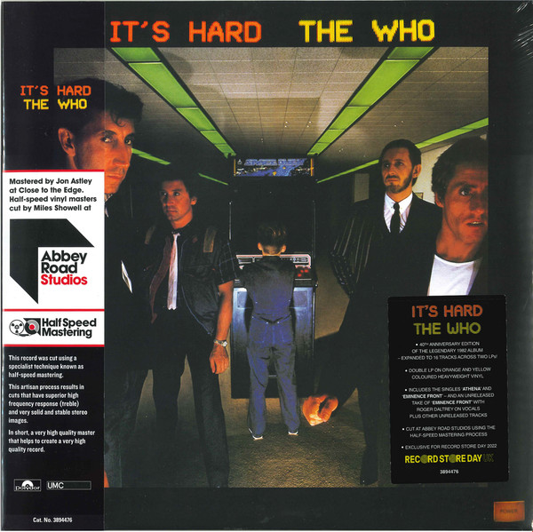 Who — Its Hard (2LP/ORANGE & YELLOW) RSD22