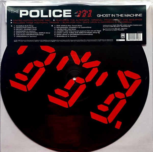 Police, The — Ghost In The Machine(1LP/PICTURE DISC)