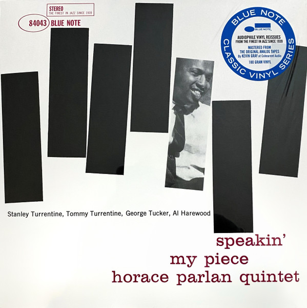 Horace Parlan — Speakin' My Piece