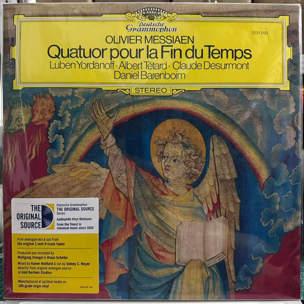Luben Yordanoff Albert T√©tard Claude Desurmont Daniel Barenboim — Messiaen: Quatuor pour la fin du temps
